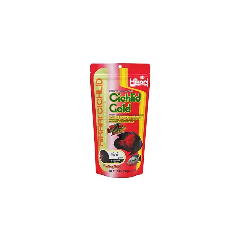 Hikari Gold 8.8-Ounce Cichlid Floating Pellets For Pets, Mini