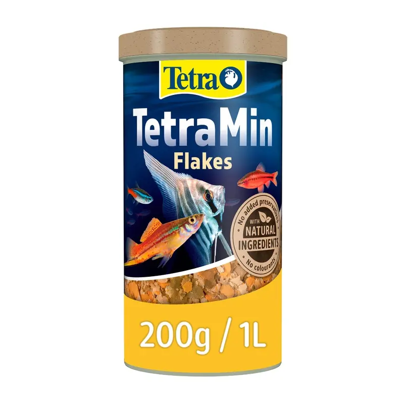 Tetramin Floating Complete Tropical Fish Food Flakes 200G