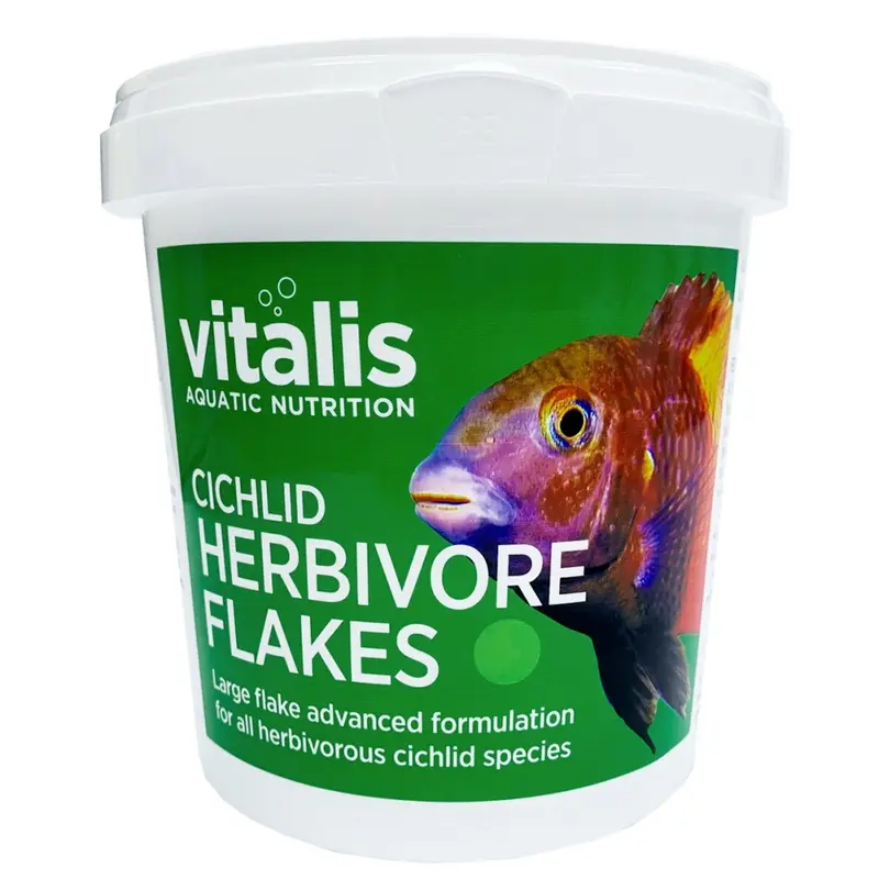 Vitalis (90G) Cichlid Herbivore Flake Aquarium Fish Tank Food 90G