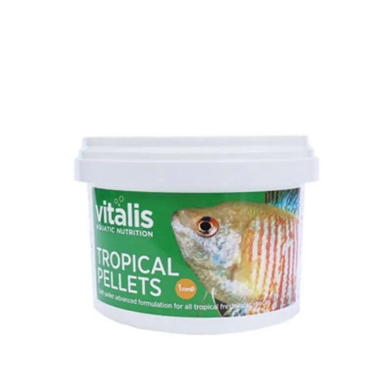 B&Q Vitalis Tropical Pellets 1Mm Pellet Fish Food Aquarium Tank 140G Small