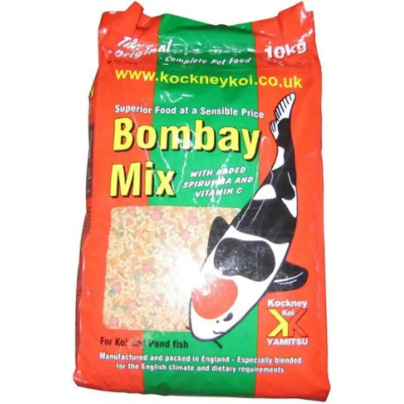 B&Q Yamitsu Kockney Koi Bombay Mix Fish Food Pond Koi Sticks Pellet 10Kg