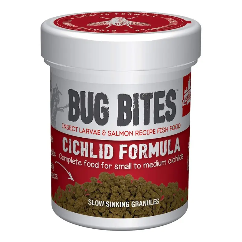 Fluval Bug Bites Cichlid Granule Fish Food 45g