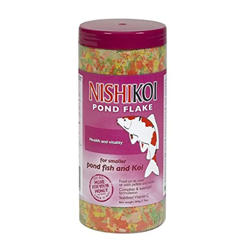 New Nishikoi Pond Flake Fish Food 115F 200G
