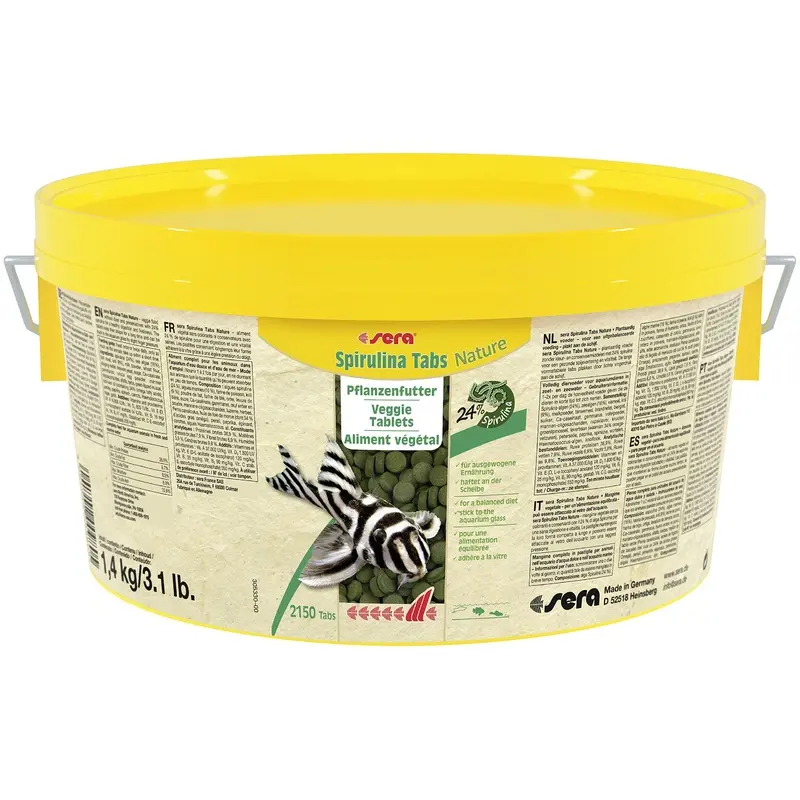 Sera Spirulina Tablets, 1.4kg / 2,150 tabs
