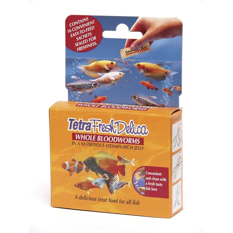 Tetra Fresh Delica Fish Food - Brine Shrimp - X 3G Sachets Size 16