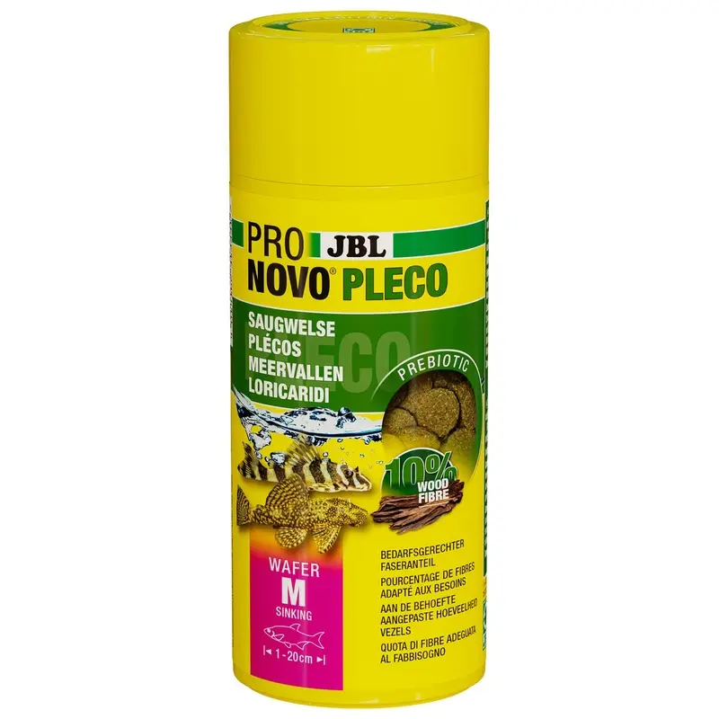 Jbl Pronovo Pleco Wafer, Fish Food, Size M, 250 Ml