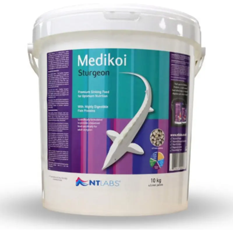 Nt Labs Medikoi Sturgeon & Sterlet Food Pellet Food 4.5Mm 10 Kg