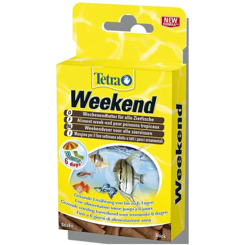 Tetra Tetramin Weekend Sticks Fish Food - Pack Of Size 10