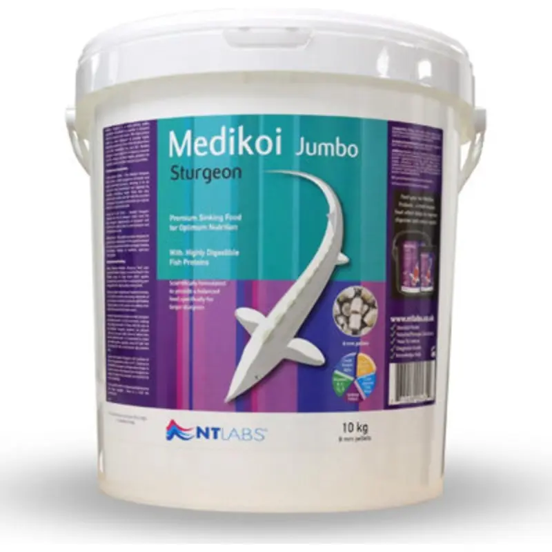 Nt Labs Medikoi Sturgeon & Sterlet Food Jumbo Pellet Food 8Mm 10Kg