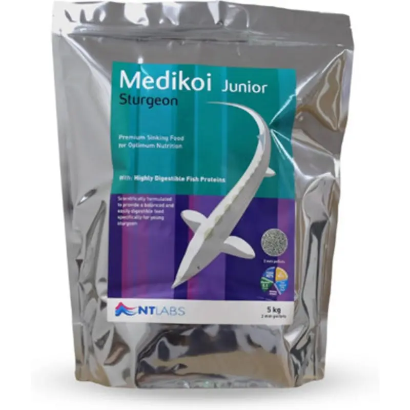 Nt Labs Medikoi Sturgeon & Sterlet Food Junior Pellet Food 2Mm 5Kg