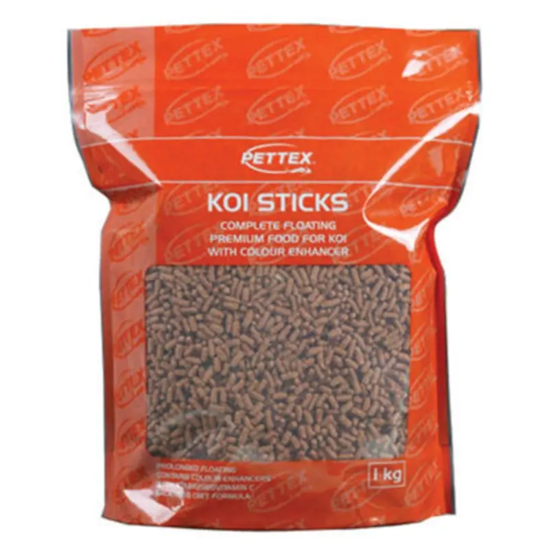 B&Q Pettex Premium Koi Sticks 1Kg Orange