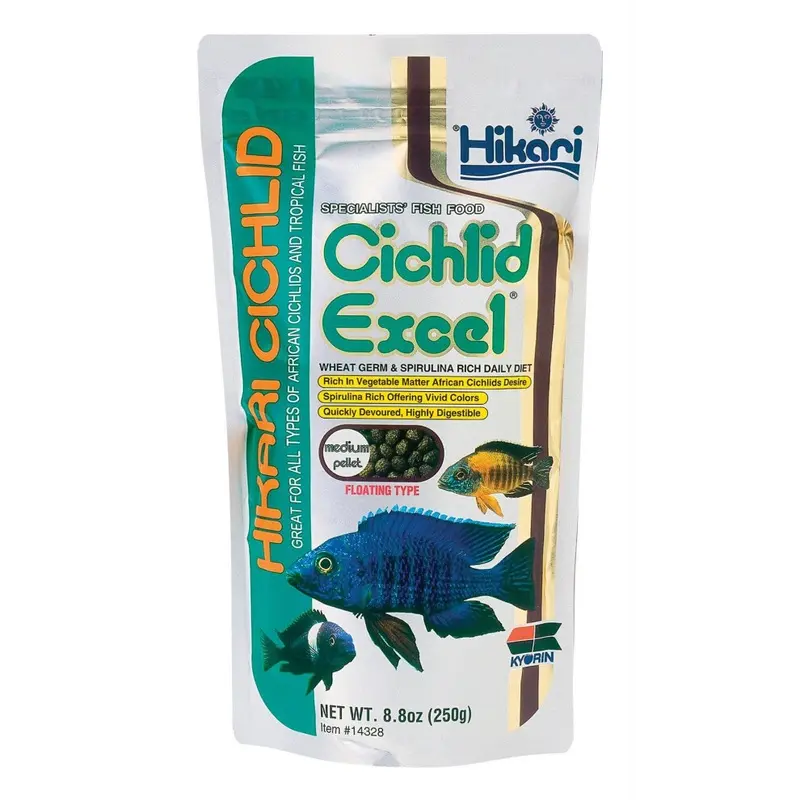 Hikari Cichlid Excel Med Pellet 250G
