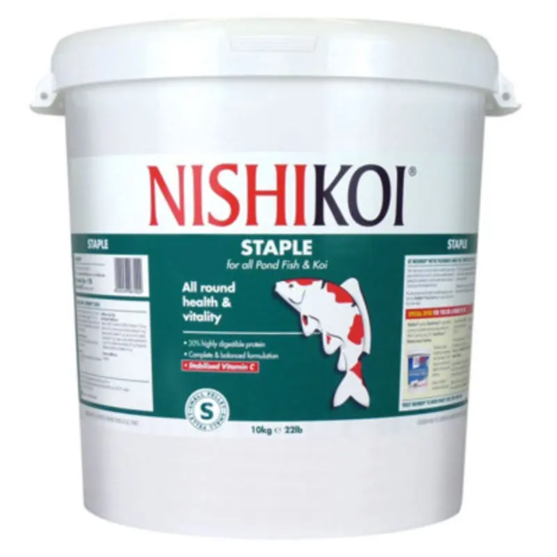 Nishikoi Staple 10Kg Fish Food Pellet Small