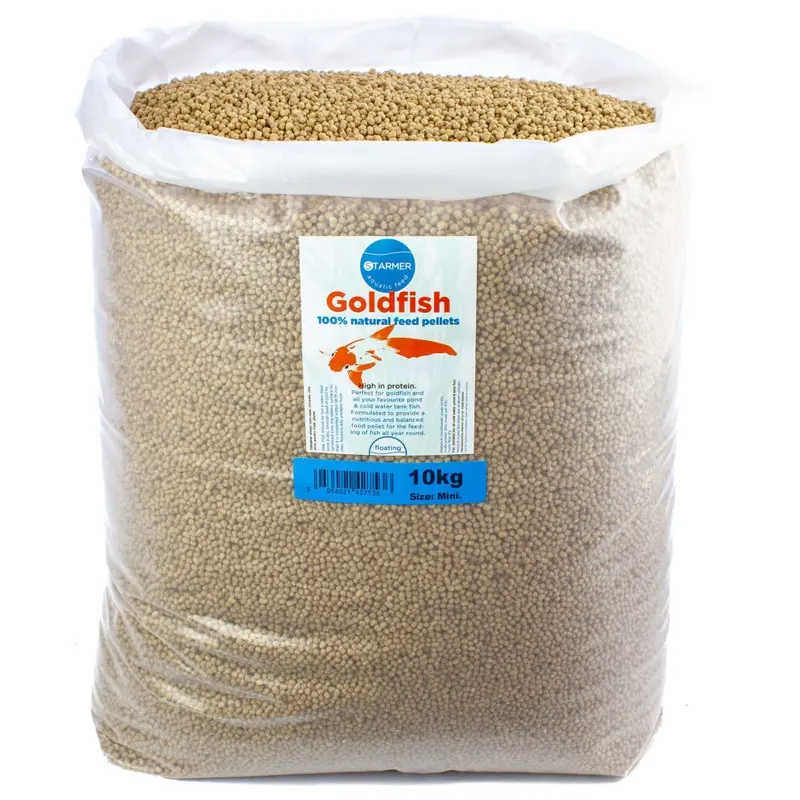Starmer Aquatic Feed (10Kg) Goldfish Pond & Tank Feed Pellets (Mini 3-4Mm) 100G-10Kg 10Kg