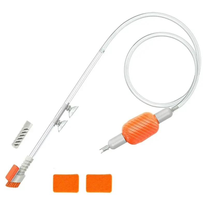 Aquarium Vacuum Gravel Cleaner, Manual Water Changer Siphon Size 5
