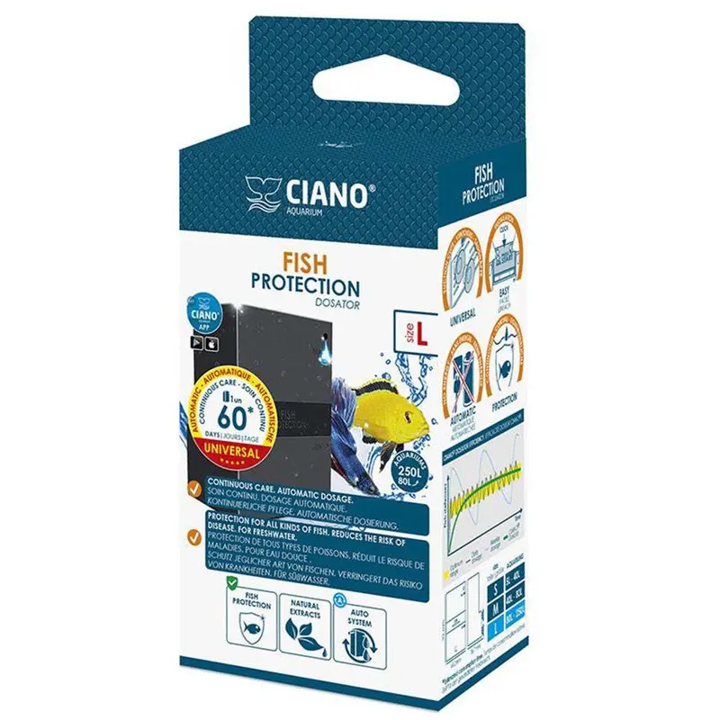 Ciano Fish Protection Dosator L Protects Gill Skin Fin Aquarium Tank Treatment