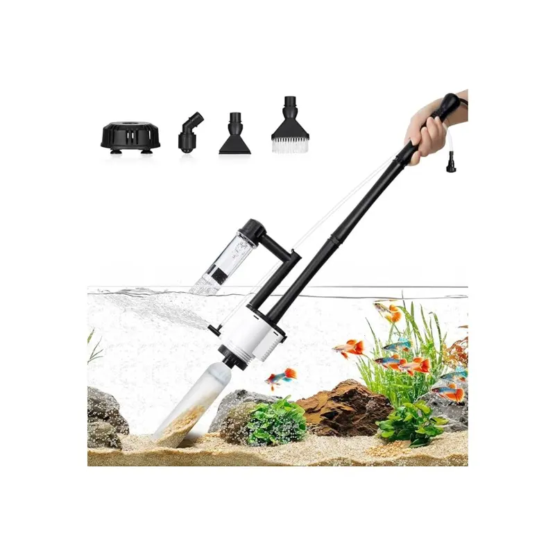 Cleaner Aqqa Fish Tank 8-In-1 Electric Aquarium Gravel 30W Size 30