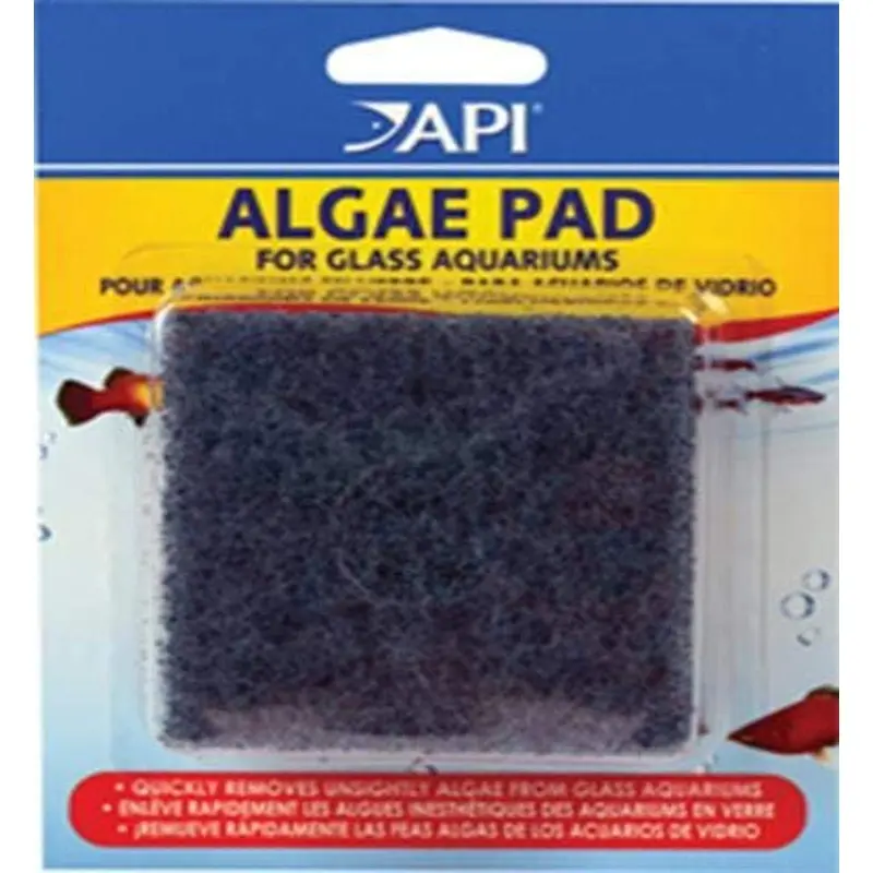API HAND HELD ALGAE PAD For Glass Aquariums 1-Count Container