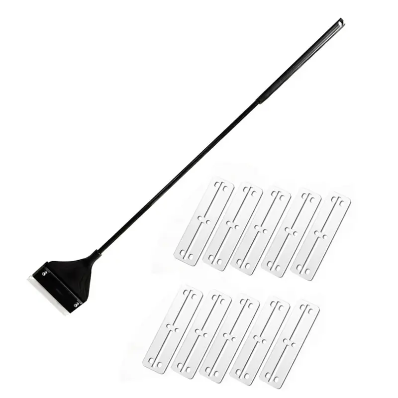 Jojomino Aquarium Algae Scraper Fish Tank Cleaner Maintenance With Blades Size 10