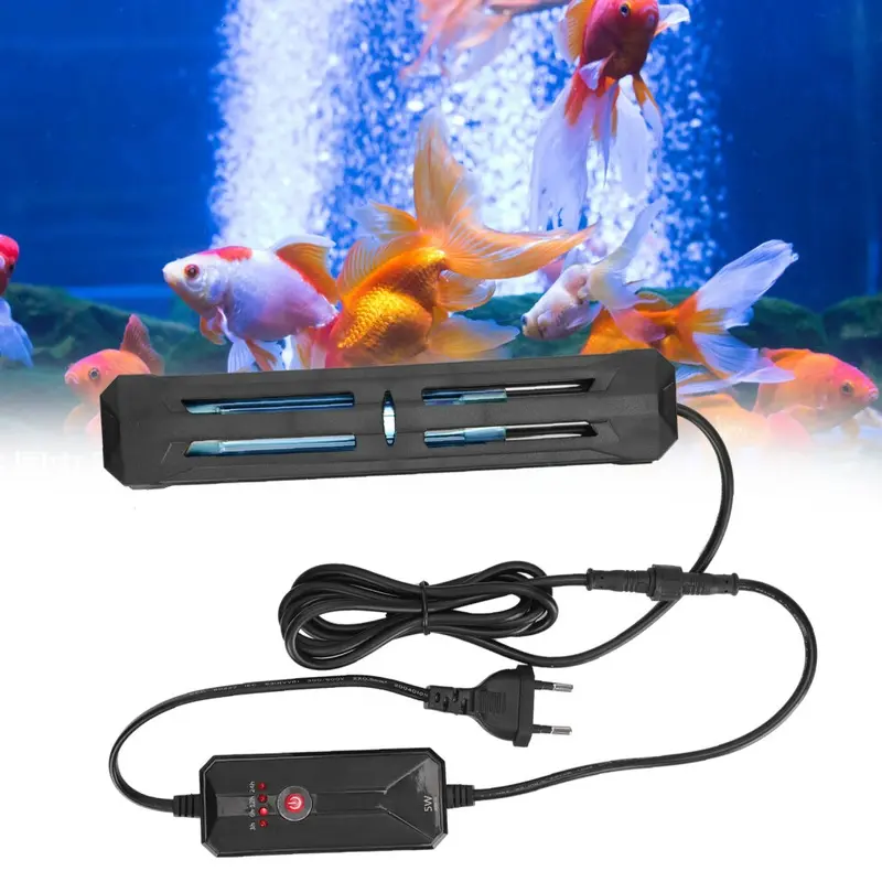 Light Underwater Uv Lamp Amphibious Fish Tank Diving Ultraviolet Cleaning