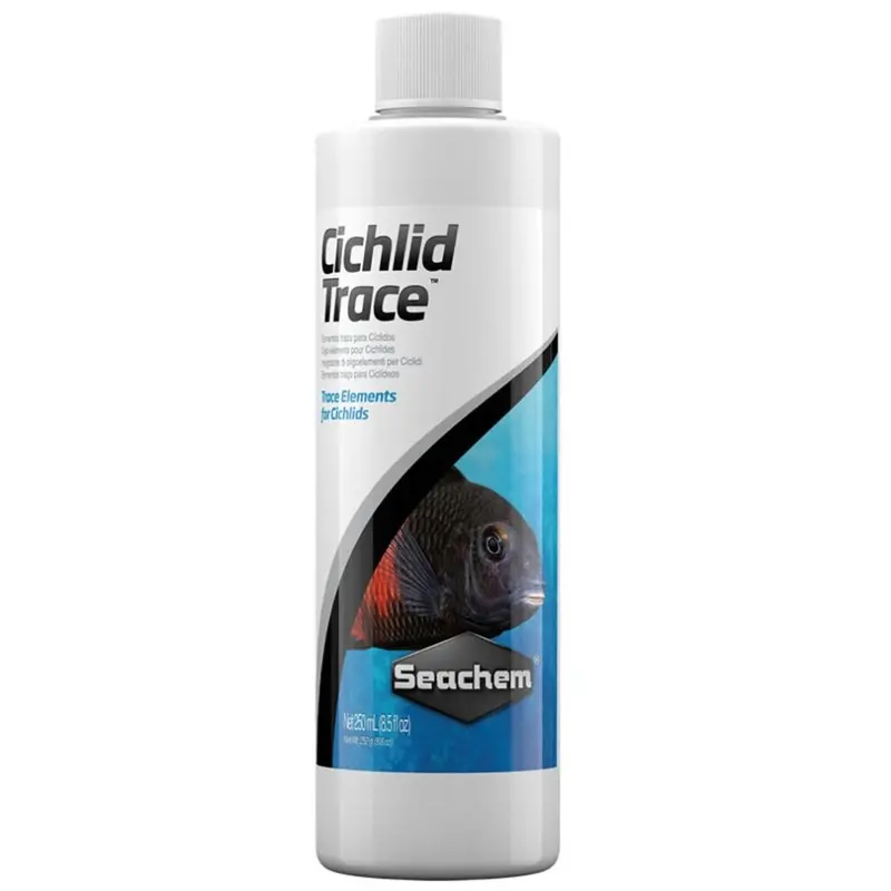 New Seachem Cichlid Trace Fish Health Growth Marine Reef Aquarium Tank 250Ml
