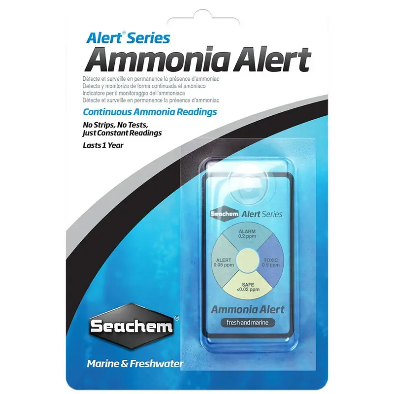 Seachem Yellow Ammonia Alert (1Year) Size 1