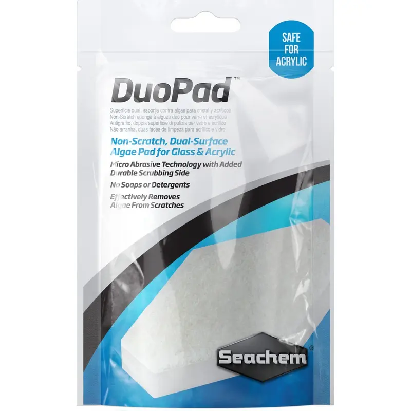 Seachem Duo Pad Single Aquarium Cleaning Algae Glass Acrylic Fish Tank