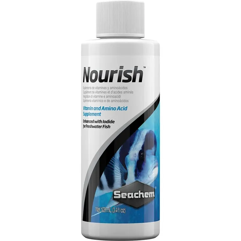 Seachem Nourish Vitamin And Amino Acid Supplement, 100 Ml Size 1