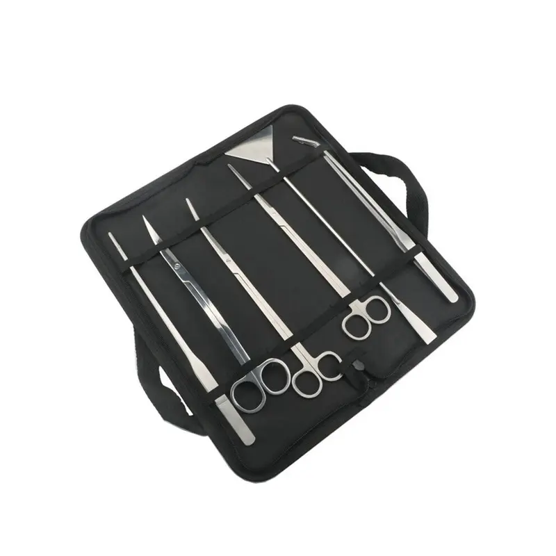 Cdgoodnice Aquarium Tools Set Plants Tweezers And Stainless Steel Cleaning Tools