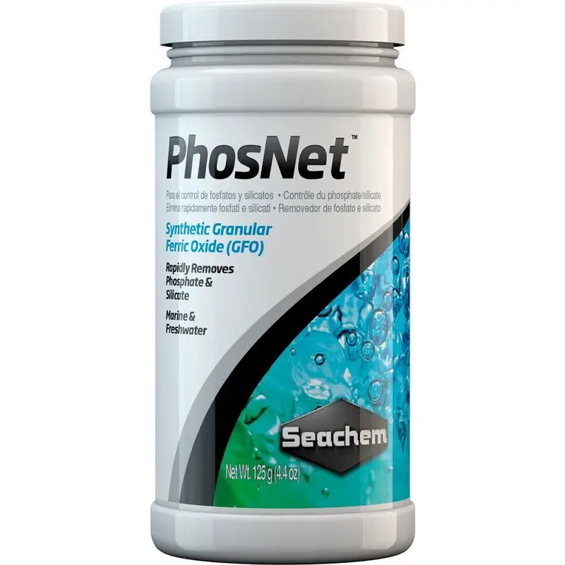 Seachem PhosNet 125g Aquarium PHOSPHATE & Silicate REMOVER Binder Fish Tank