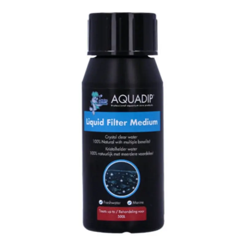 B&Q Aquadip Liquid Filter Medium Crystal Clear Water Treatment 100Ml