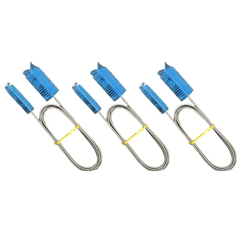 Blue Fish Tank Pipe Cleaning Brush Aquarium Cleaning Brush Small