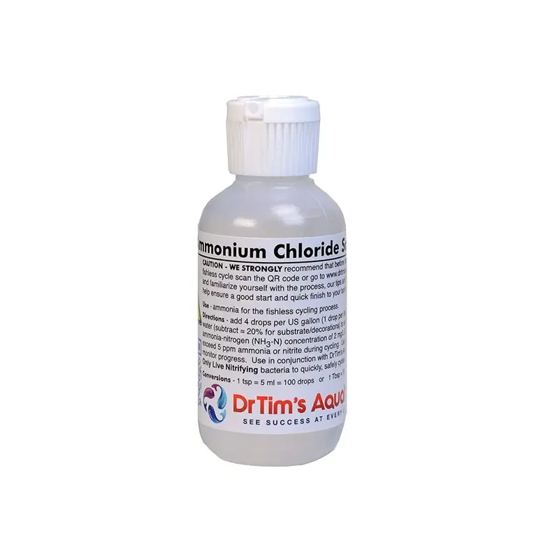 Brand:-Dr-Tims-Aquatics Dr Tims Aquatics 830 Ammonium Chloride, 2 Oz Bottle 2Oz