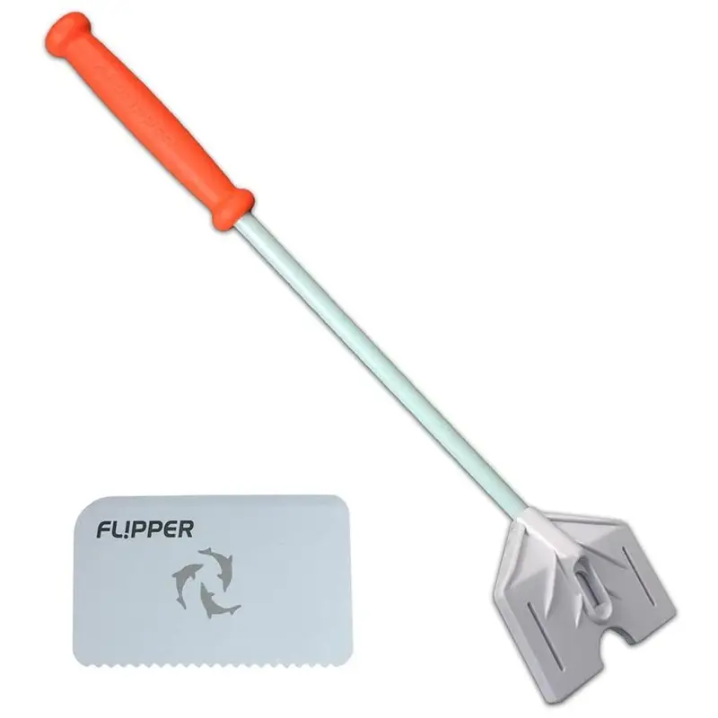 Flipper (18) Platinum Scraper Aquarium Algae Cleaner Credit Card Fish Tank Size 18