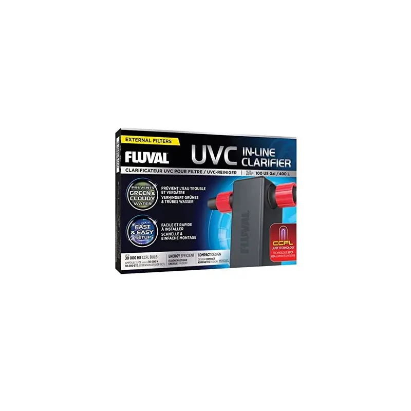 Fluval Uvc Clarifier Aquarium Uvc Clarifier With Ccfl Lamp Technology Size 6