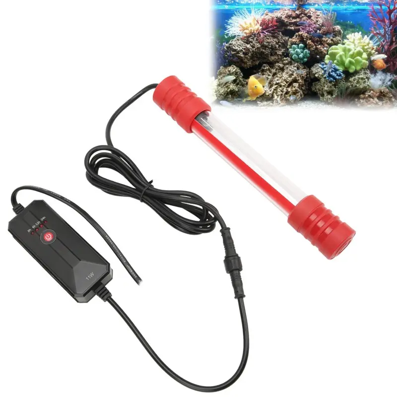 Aquarium Germicidal Lamp Fish Tank Timing Sterilization Ultraviolet Lamp 22V Size 22