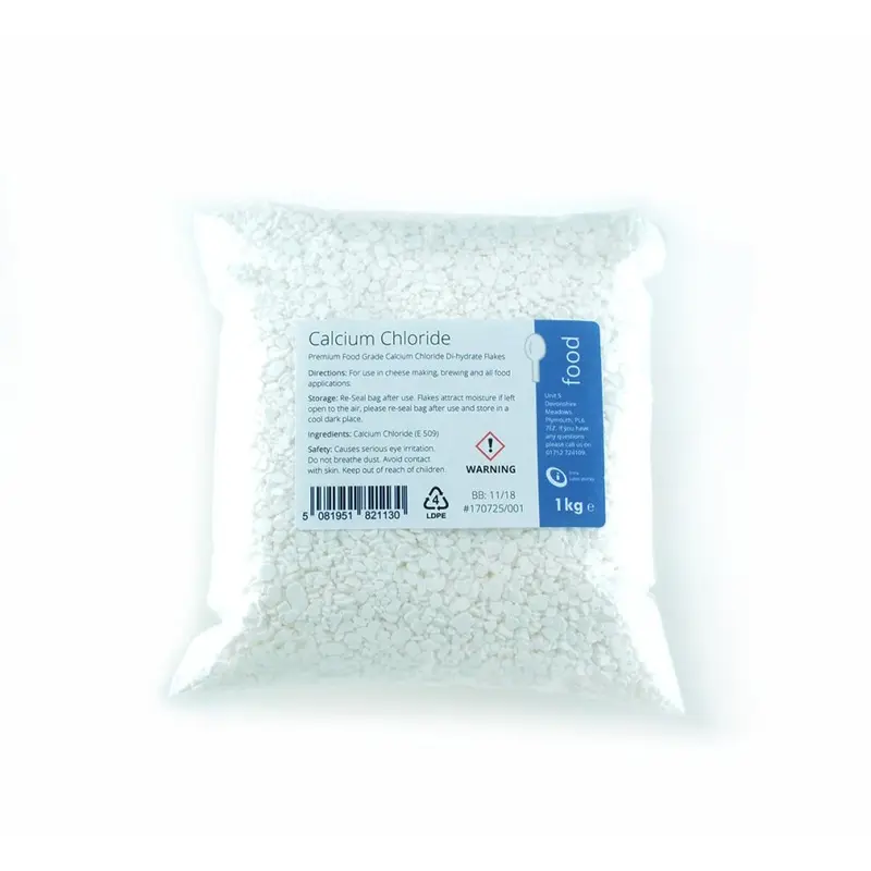 Intralabs Calcium Chloride - Dihydrate Flake Food Grade Cacl2 1Kg
