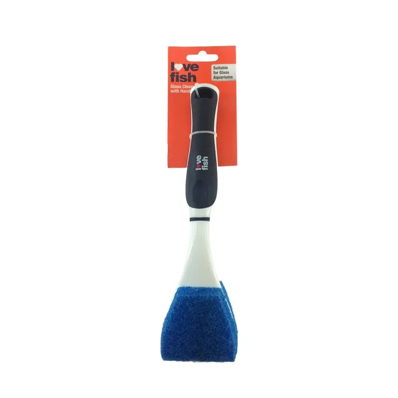 Love Fish Brush Handle Glass
