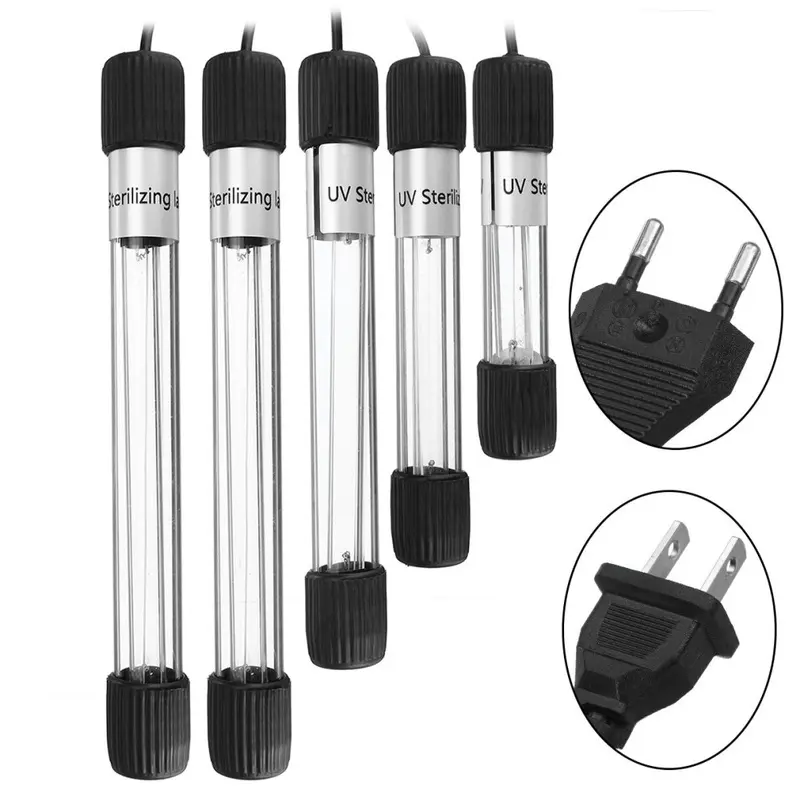 Light 5/7/9/11/13W Aquarium Submersible Uv Fish Tank Underwater Purifier Lamp
