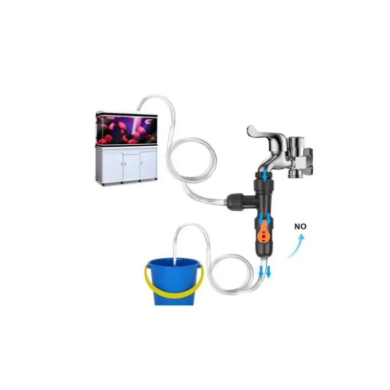 3984028 Aquarium Pump Water Exchanger Of Type Faucet Cleaning Of Aquarium