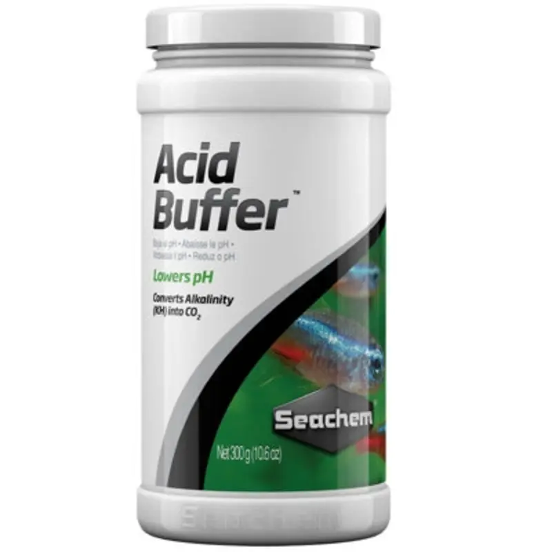 Seachem Acid Buffer No Phosphate Lowers Ph Alkaline Planted Aquarium 300G