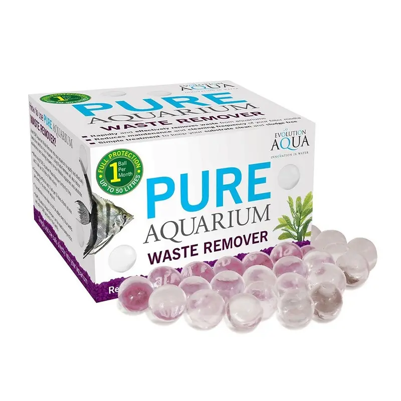 Evolution Aqua Pure Aquarium Waste Remover Balls (15 Balls) Tank Health Clarity