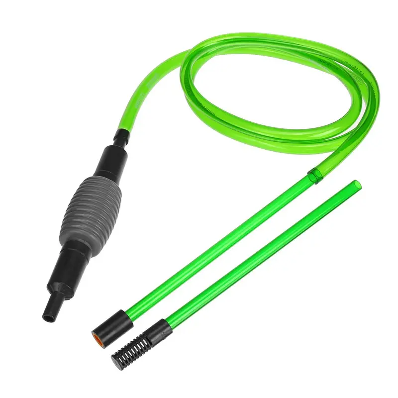 Green Manual Aquarium Fish Tank Siphon Vacuum Pump Water Changer Gravel Cleaner