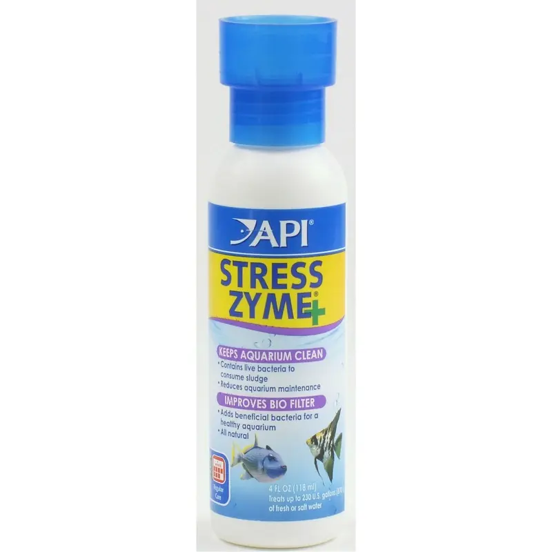 API Stress Zyme Live Bacteria Filter Aquarium Fish Tank Treatment 118ml
