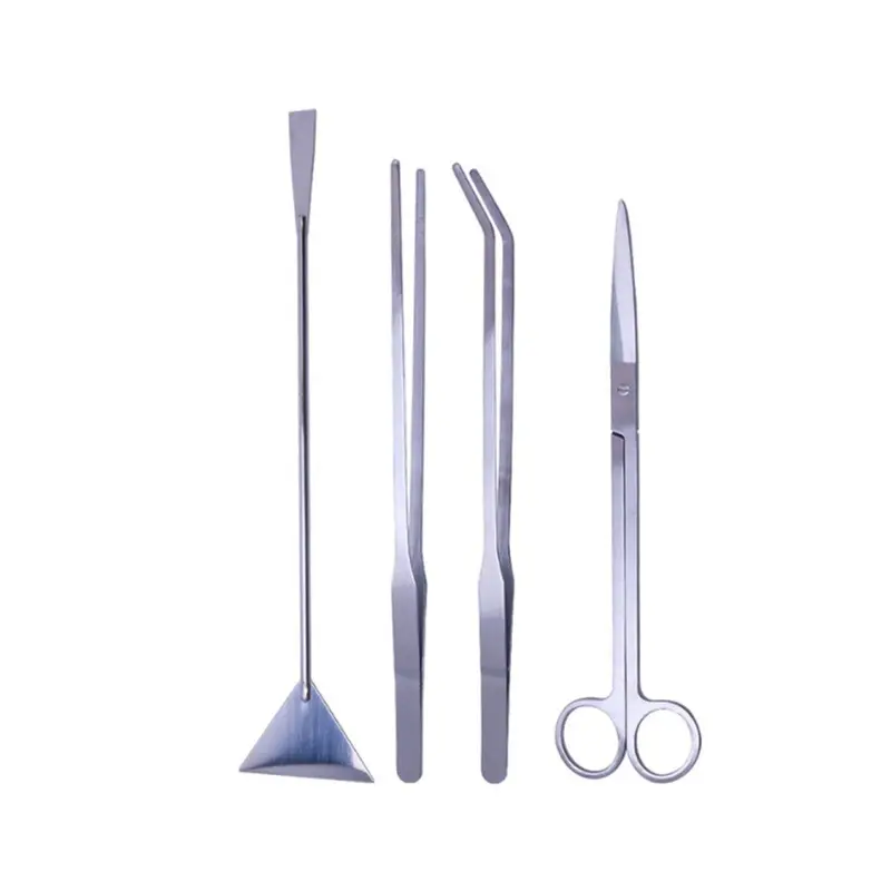 Dsport Aquarium Tools Kit Aquatic Plant Scissors Spatula Auto Fish Feeder Tank