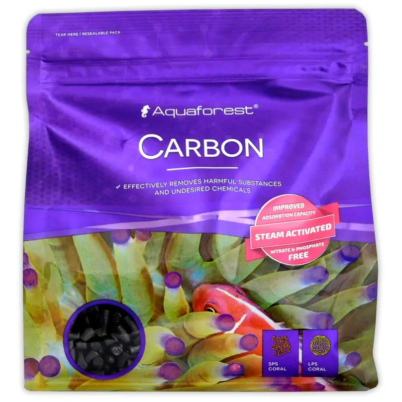 Aquaforest Carbon Marine Saltwater Freshwater Aquarium Fish Tank 1L