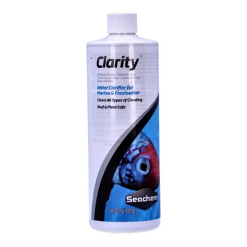 Seachem Clarity Water Clarifier For Marine/Freshwater Aquarium Fish Tank 500Ml