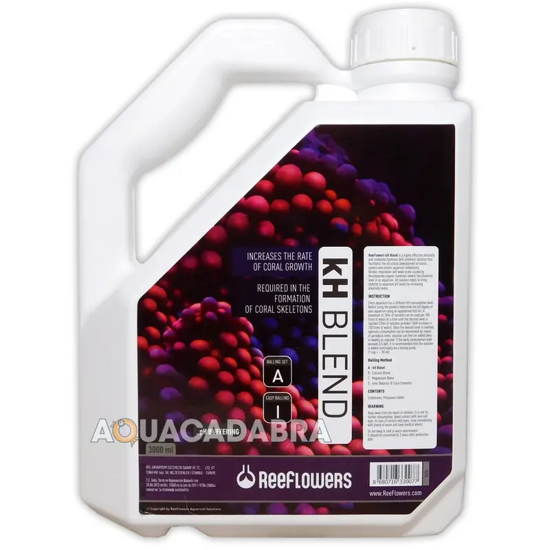 New Reeflowers (3L) Kh Blend Alkalinity Growth Marine Reef Aquarium Coral Medium