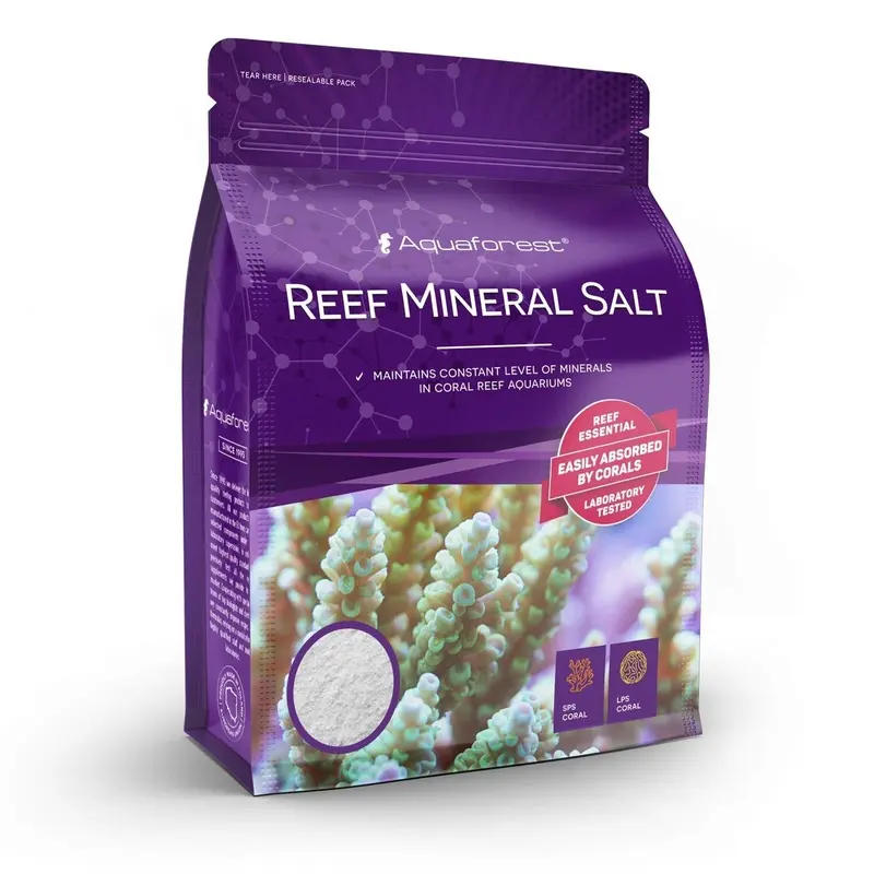 AQUAFOREST REEF MINERAL SALT MAINTAIN CONSTANT LEVEL CORAL REEF  TANK 800g
