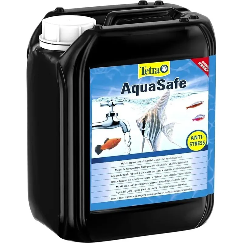 Tetra Aquasafe 5L (5000ml) - Declorinator Fish Tank Tap Safe Water Conditioner